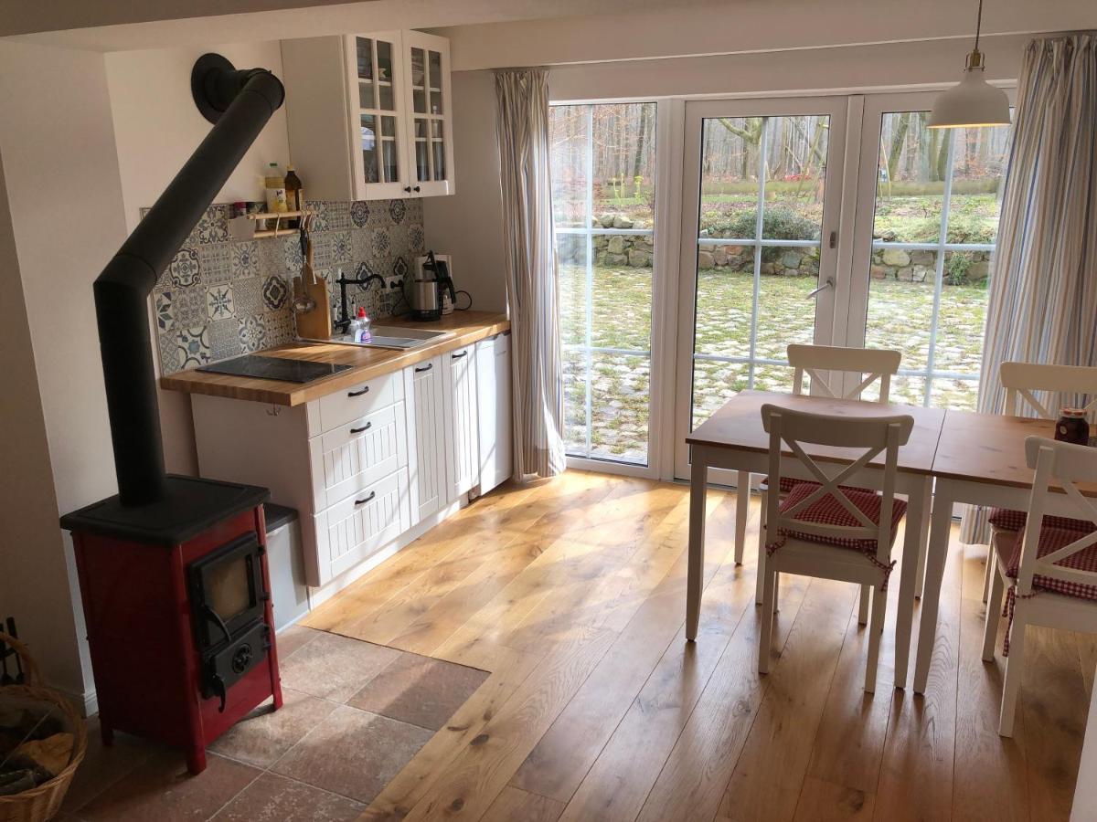 Ferienwohnung Am Waldrand Mit Sauna Biendorf Bagian luar foto