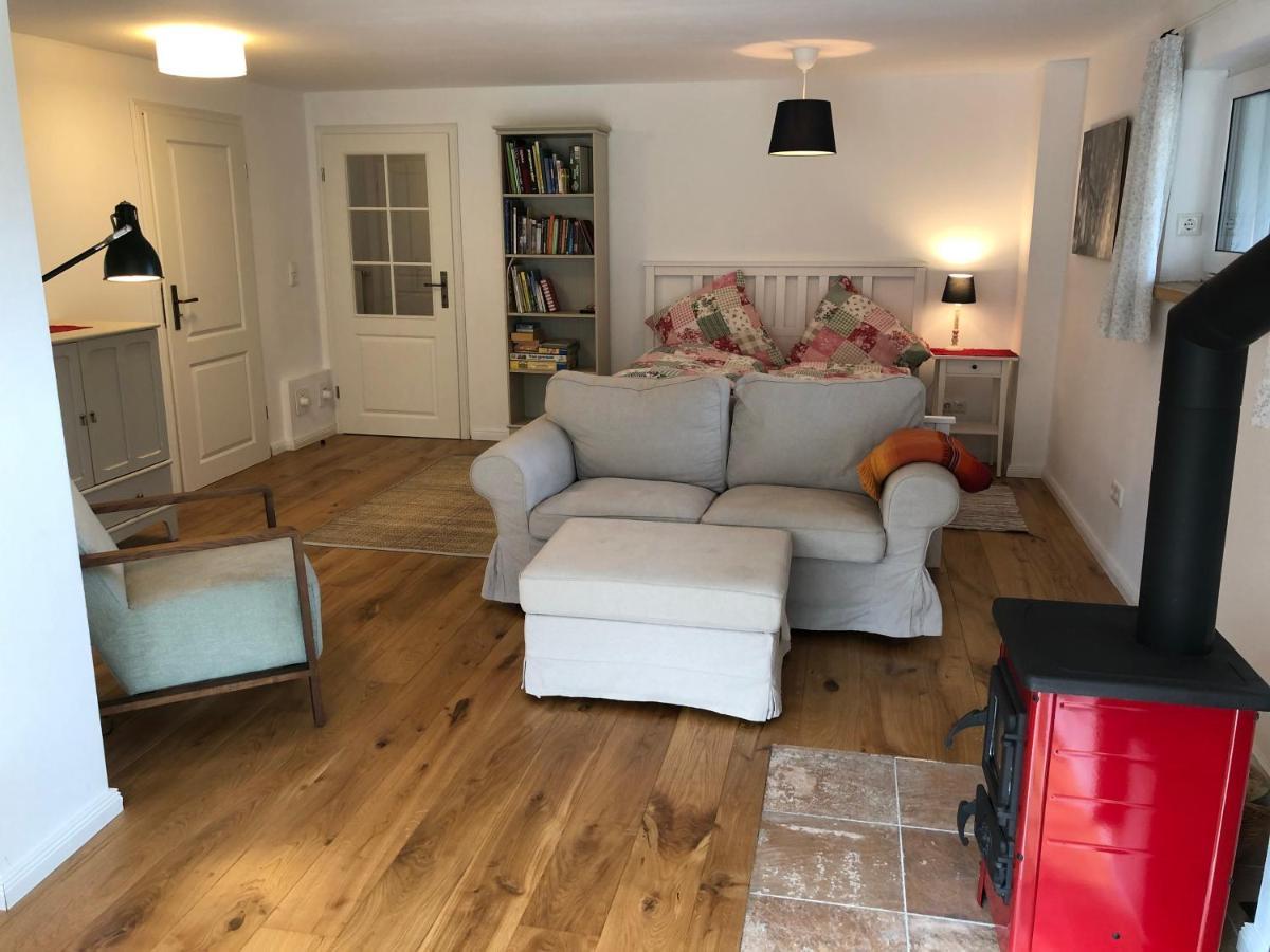 Ferienwohnung Am Waldrand Mit Sauna Biendorf Bagian luar foto