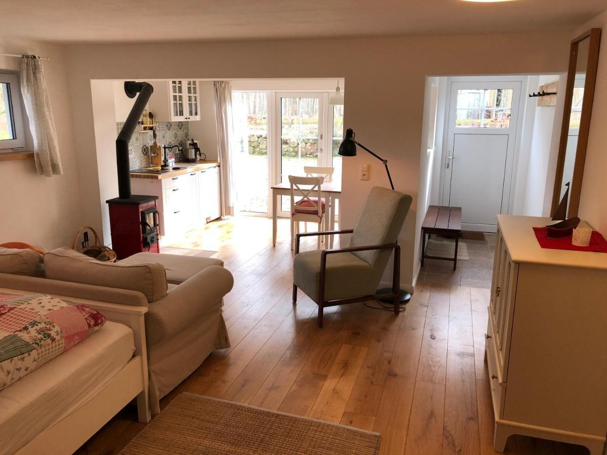 Ferienwohnung Am Waldrand Mit Sauna Biendorf Bagian luar foto