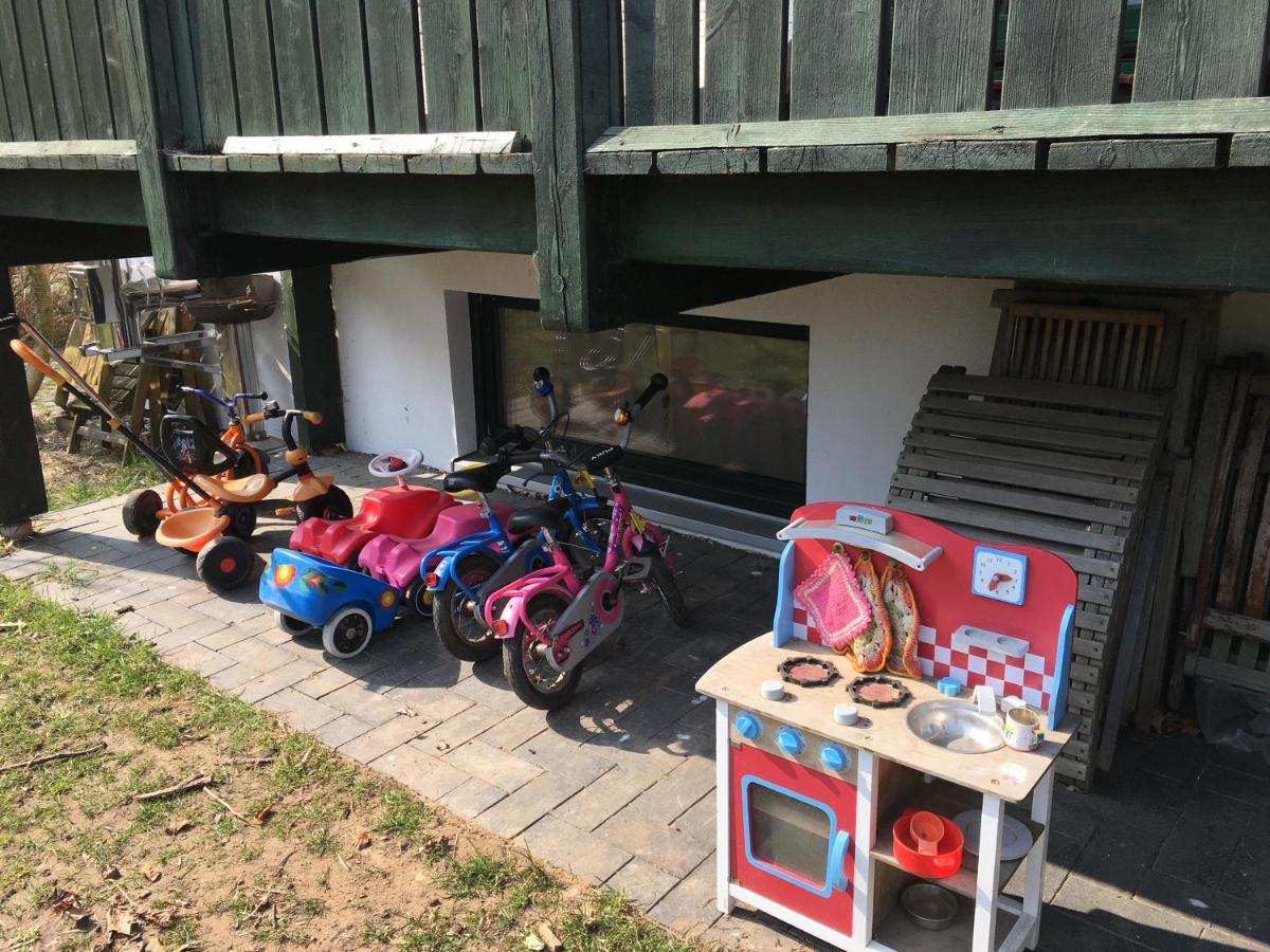 Ferienwohnung Am Waldrand Mit Sauna Biendorf Bagian luar foto