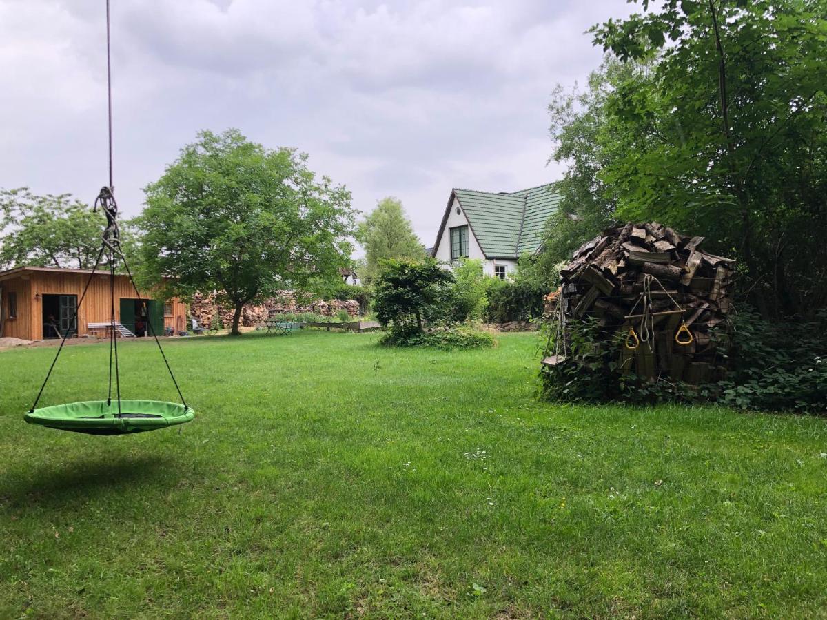Ferienwohnung Am Waldrand Mit Sauna Biendorf Bagian luar foto