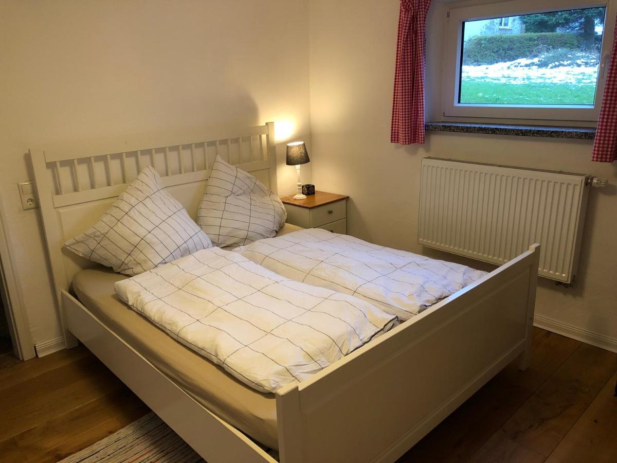 Ferienwohnung Am Waldrand Mit Sauna Biendorf Bagian luar foto