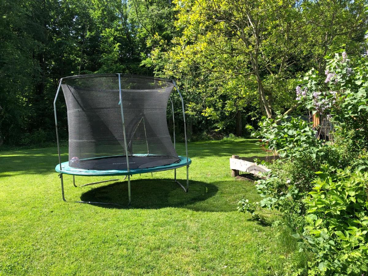 Ferienwohnung Am Waldrand Mit Sauna Biendorf Bagian luar foto